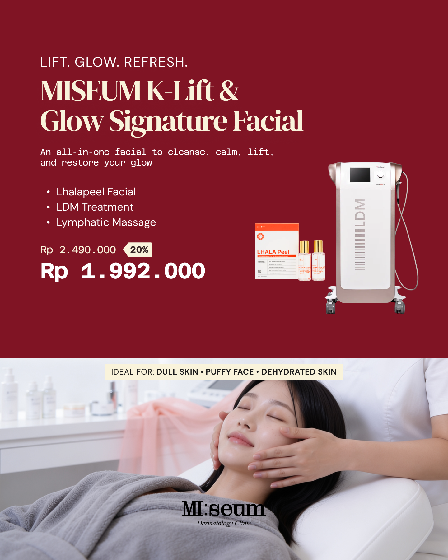 MISEUM K-Lift & Glow Signature Facial