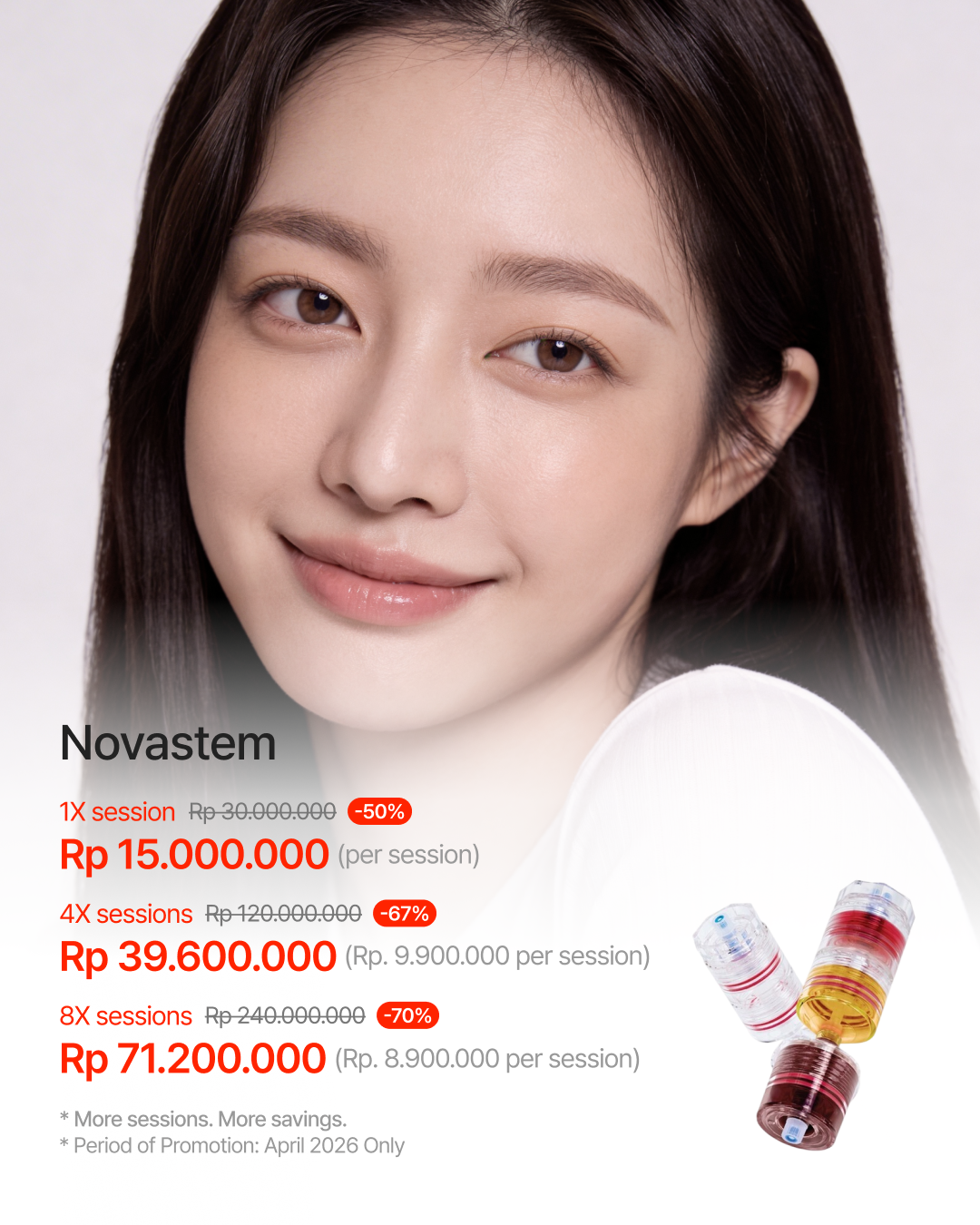 Novastem (Stem Booster) package (4x / 8x Sessions)