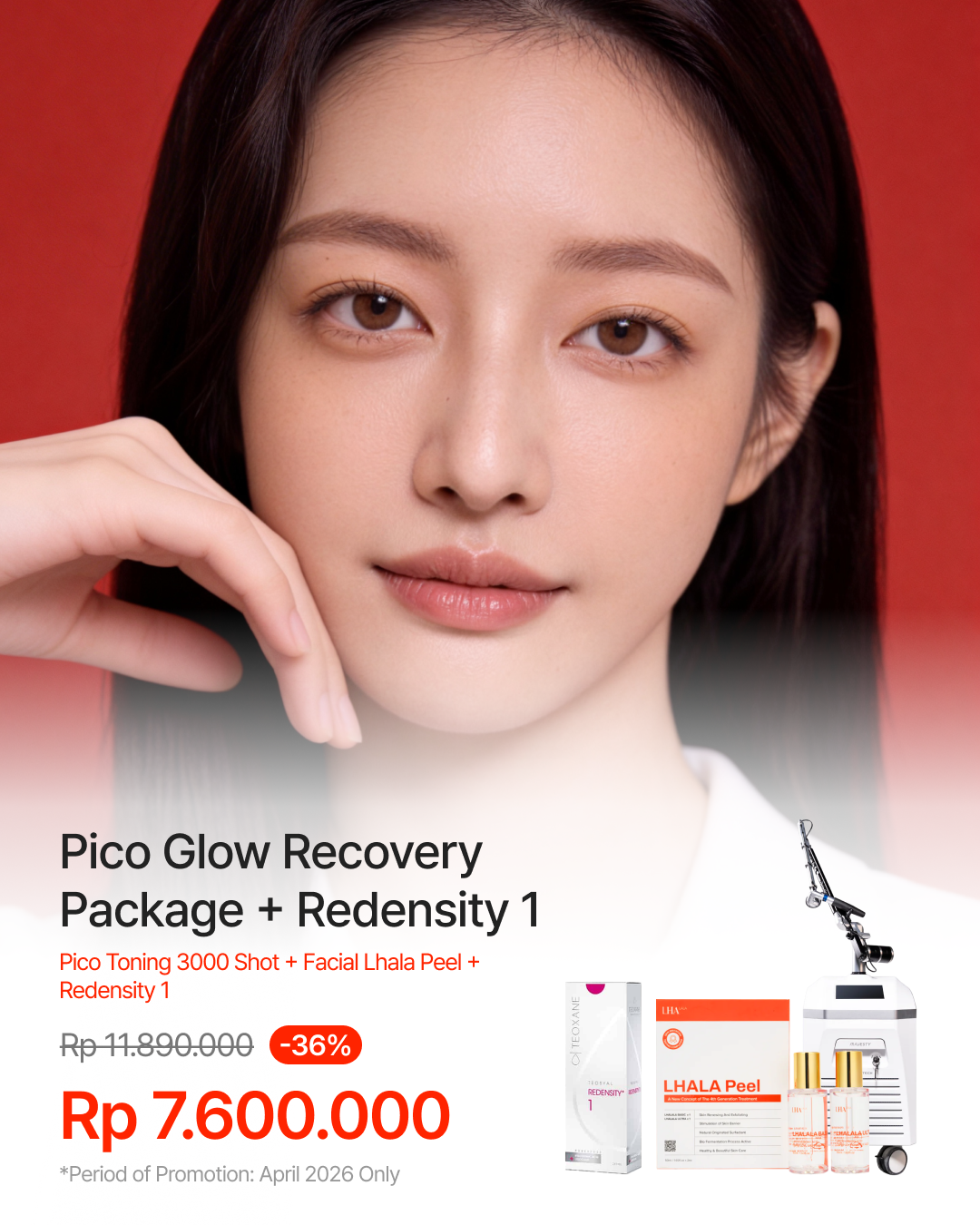 Pico Glow Recovery Package + Redensity 1