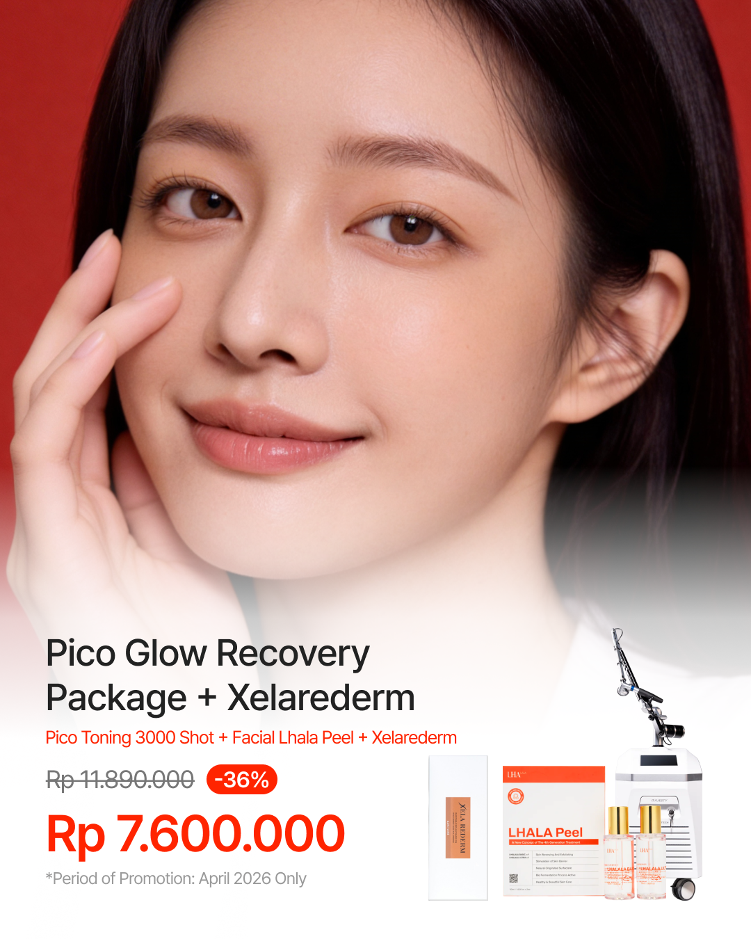 Pico Glow Recovery Package + Xelarederm