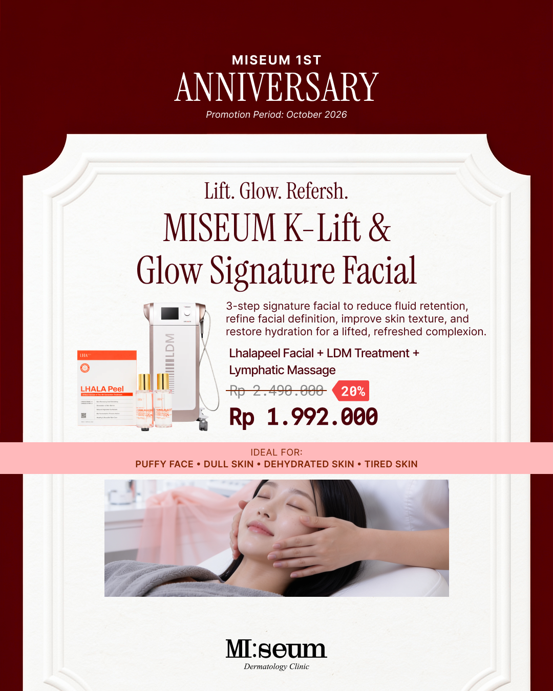 MISEUM K-Lift & Glow Signature Facial
