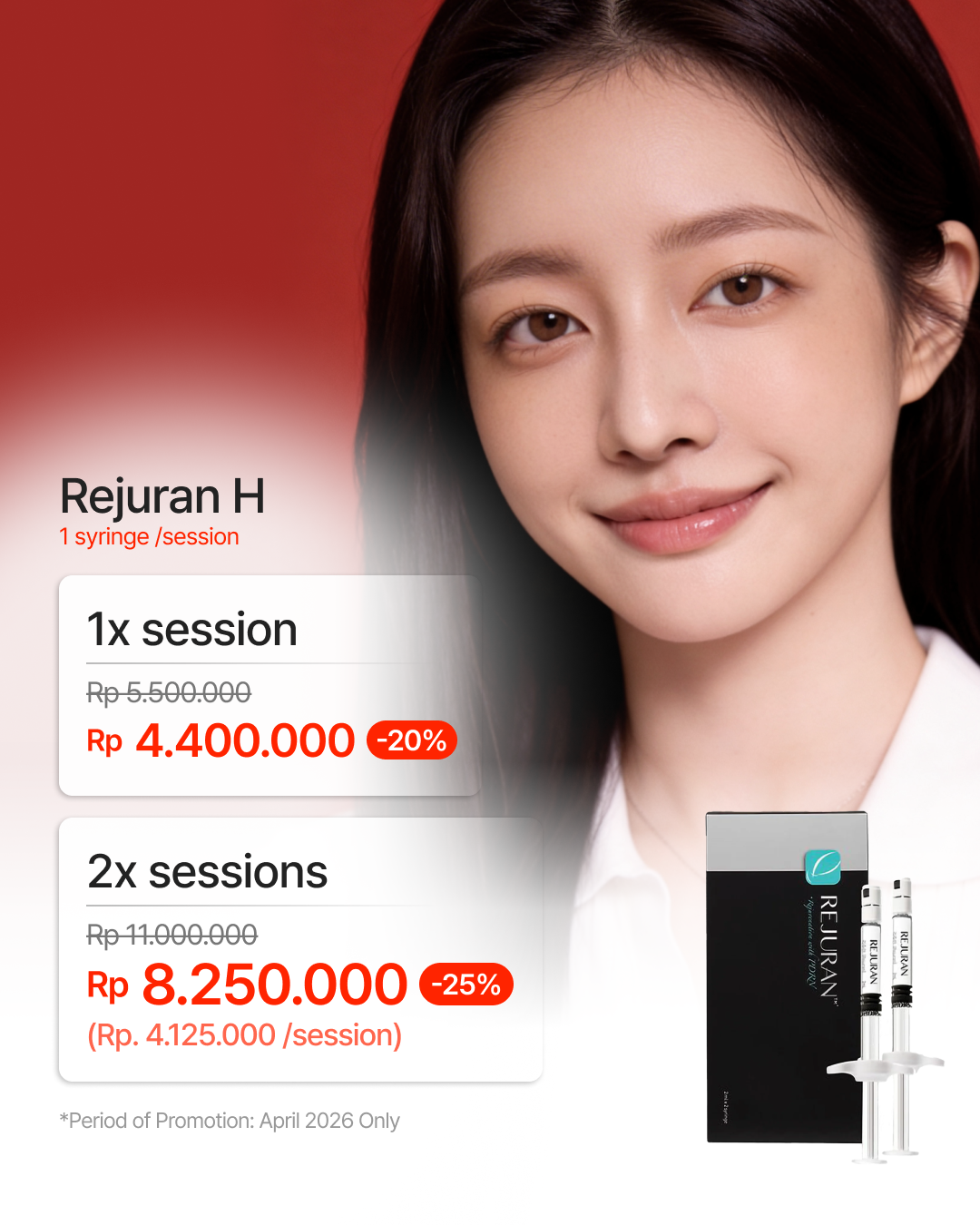 Rejuran H 1SYRINGE - 2x session