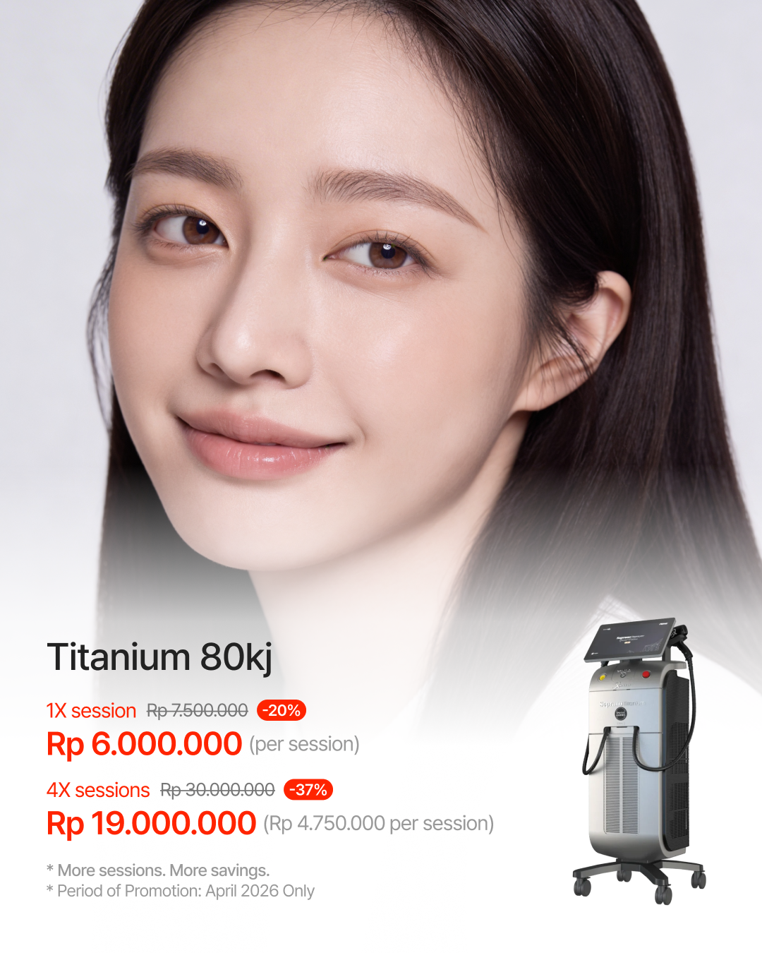 Titanium 80kj /sessions